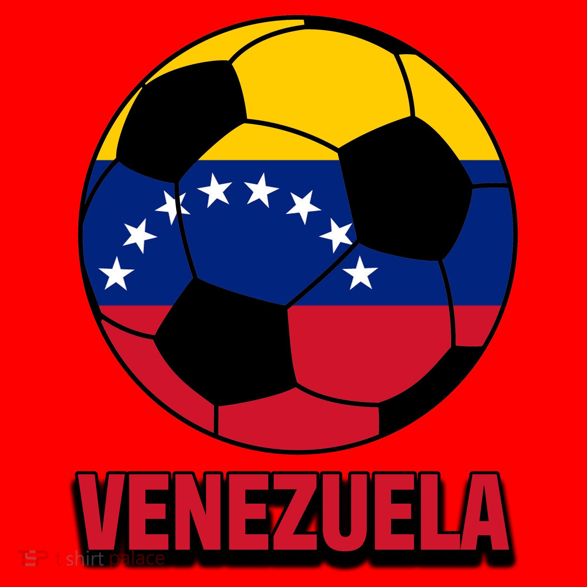 Venezuela Flag Soccer Jersey Santa Hat