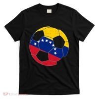 Venezuela Soccer Ball Flag Vintage T-Shirt thumb 0