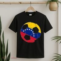 Venezuela Soccer Ball Flag Vintage T-Shirt thumb 2