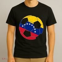 Venezuela Soccer Ball Flag Vintage T-Shirt thumb 3