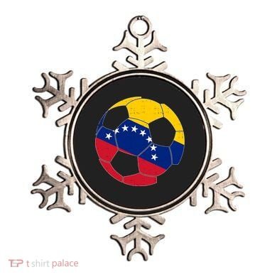 Venezuela Soccer Ball Flag Vintage Ornament
