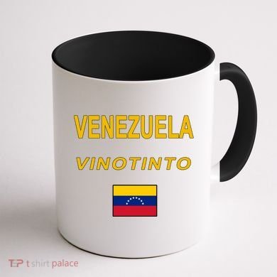 Venezuela Vinotinto Seven Stars Flag Coffee Mug back
