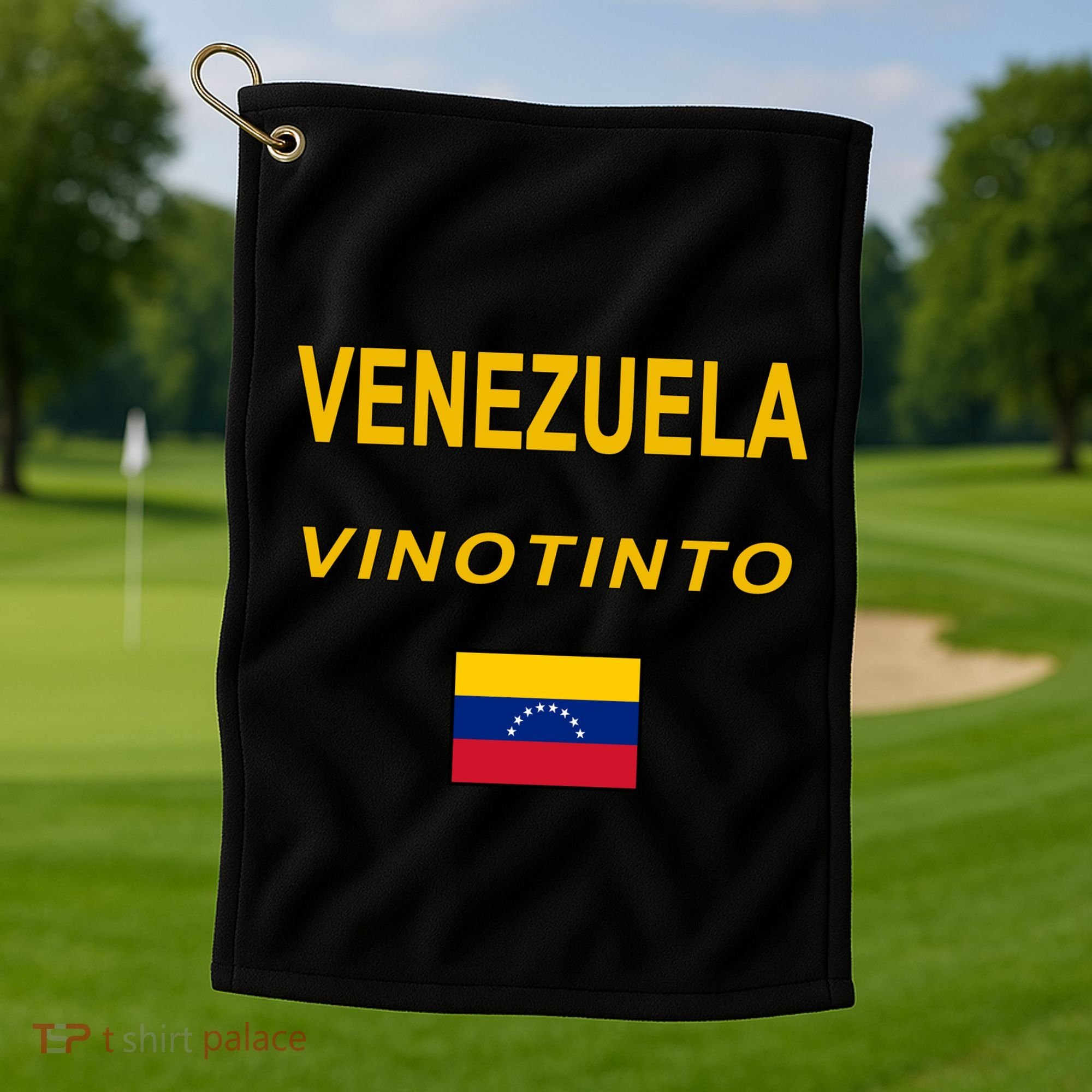 Venezuela Vinotinto Seven Stars Flag Golf Towel