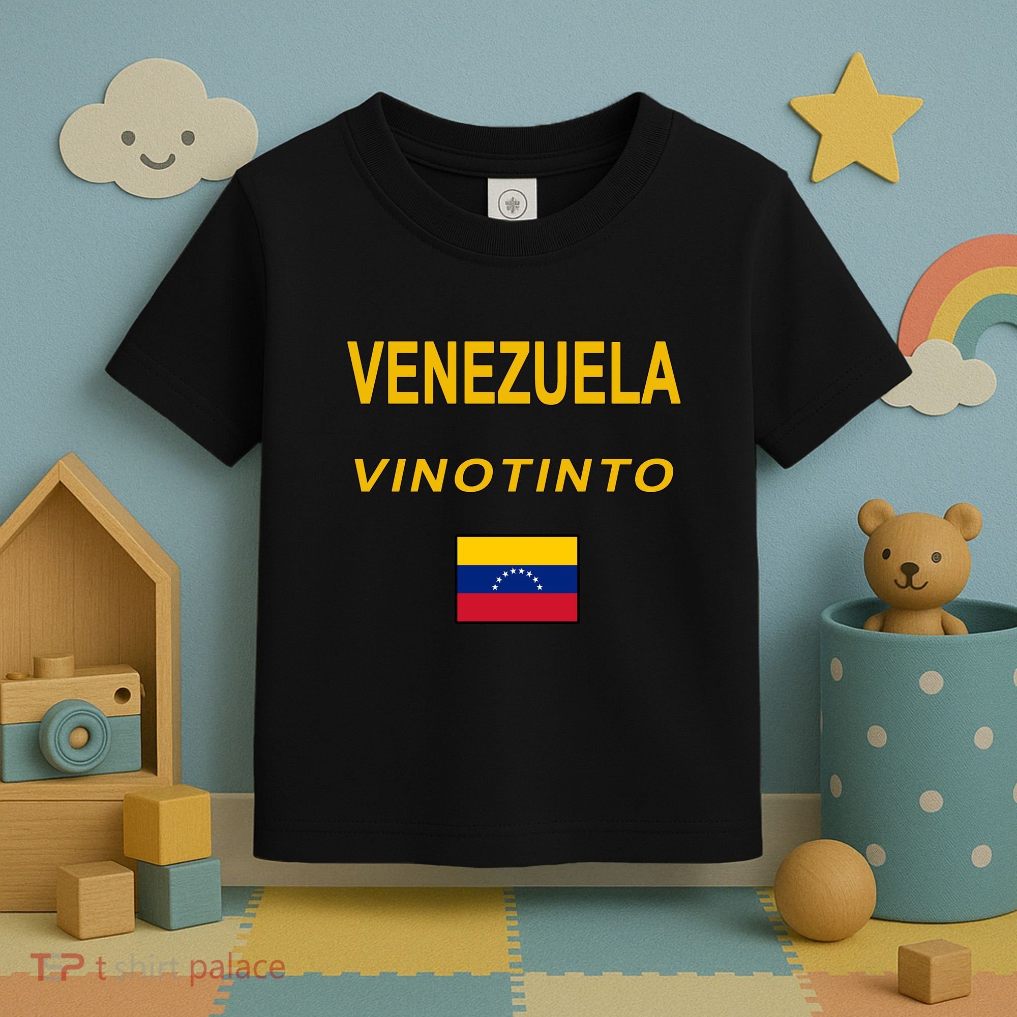 Venezuela Vinotinto Seven Stars Flag Toddler T-Shirt