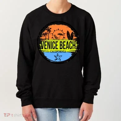 Venice Beach Retro Circle Women's Sweatshirt