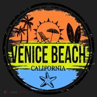 Venice Beach Retro Circle Women's Sweatshirt thumb 2