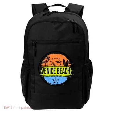 Venice Beach Retro Circle Backpack