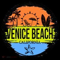 Venice Beach Retro Circle Coaster thumb 2
