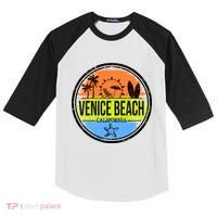 Venice Beach Retro Circle Kids Colorblock Raglan Jersey thumb 0