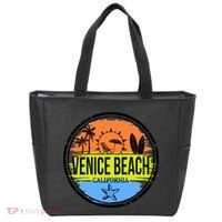 Venice Beach Retro Circle Tote Bag thumb 0