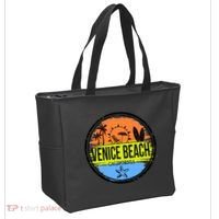 Venice Beach Retro Circle Tote Bag thumb 2