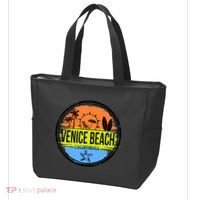 Venice Beach Retro Circle Tote Bag thumb 3