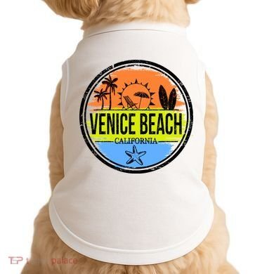 Venice Beach Retro Circle Doggie Tank
