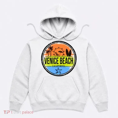 Venice Beach Retro Circle Hoodie