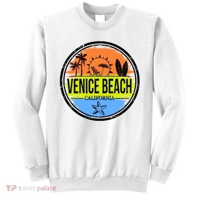 Venice Beach Retro Circle Sweatshirt