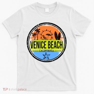 Venice Beach Retro Circle T-Shirt