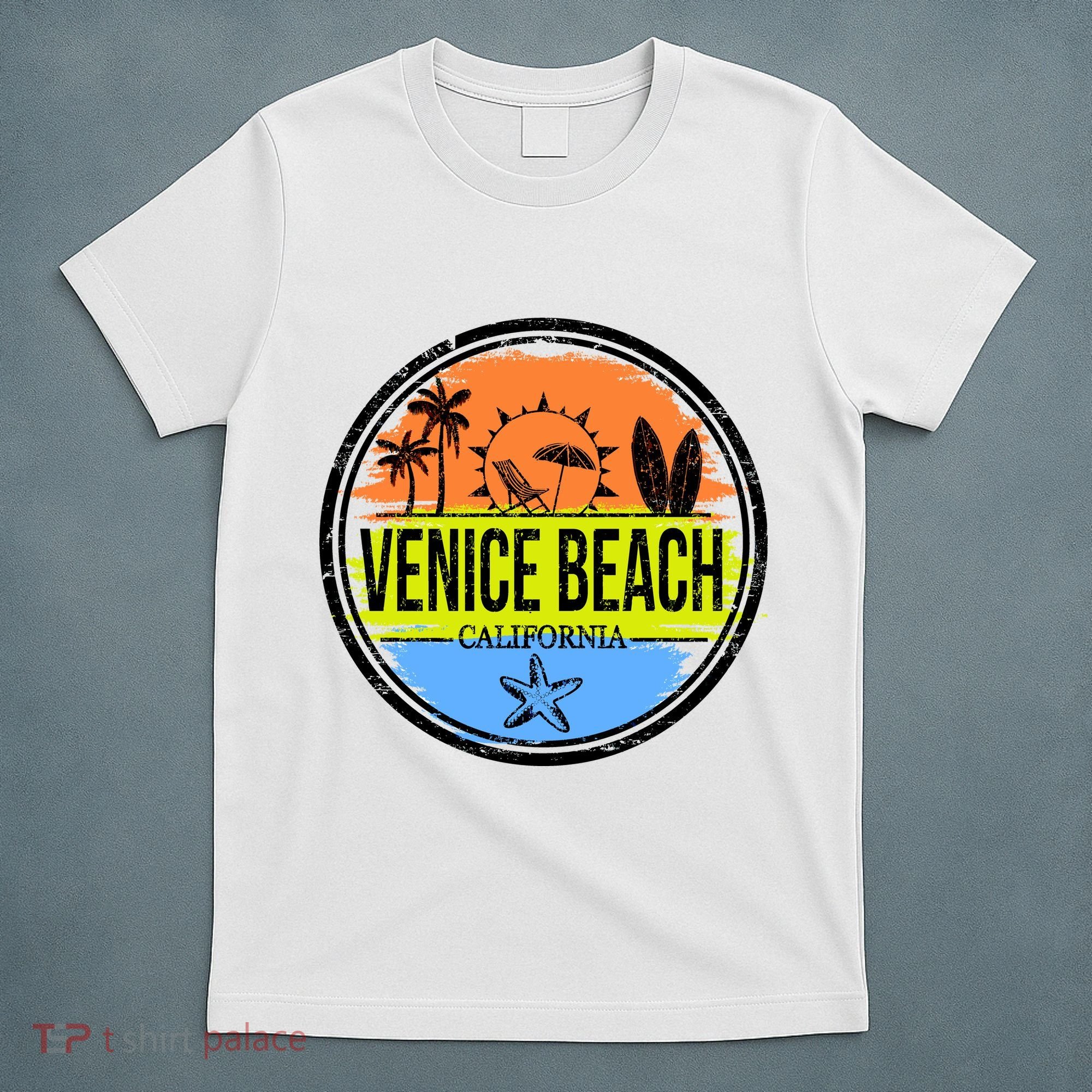 Venice Beach Retro Circle T-Shirt