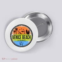 Venice Beach Retro Circle Button thumb 0