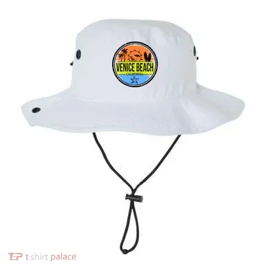 Venice Beach Retro Circle Bucket Hat