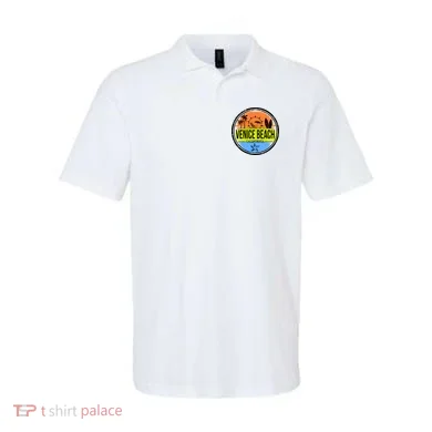 Venice Beach Retro Circle Polo