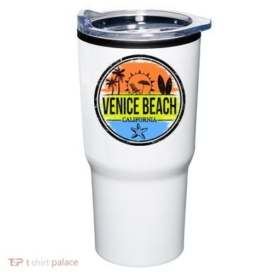 Venice Beach Retro Circle Tumbler
