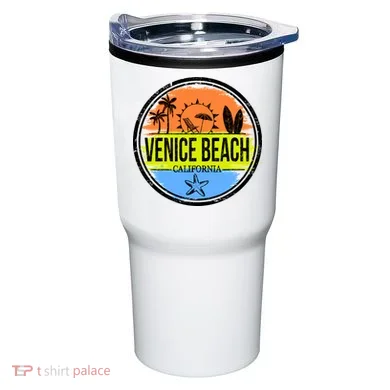 Venice Beach Retro Circle Tumbler