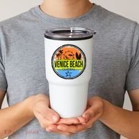 Venice Beach Retro Circle Tumbler thumb 2