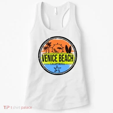 Venice Beach Retro Circle Women's Tank Top