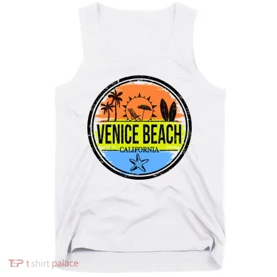 Venice Beach Retro Circle Tank Top