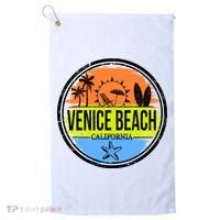 Venice Beach Retro Circle Golf Towel thumb 0