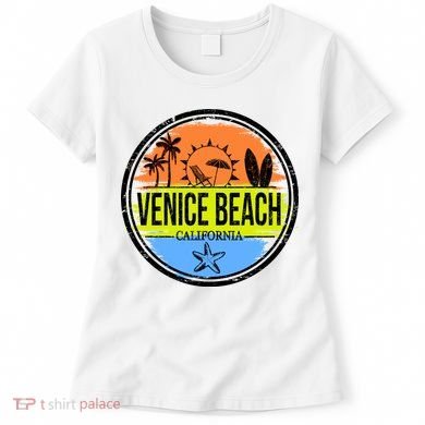 Venice Beach Retro Circle Women's T-Shirt