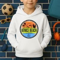 Venice Beach Retro Circle Kids Hoodie thumb 2