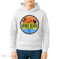 Venice Beach Retro Circle Kids Hoodie thumb 4