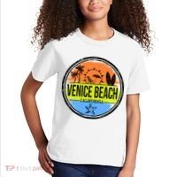 Venice Beach Retro Circle Kids T-Shirt thumb 2
