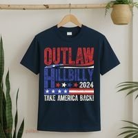 Vintage Elections Outlaw Hillbilly Us Flag T-Shirt thumb 2