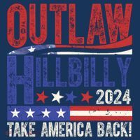 Vintage Elections Outlaw Hillbilly Us Flag T-Shirt thumb 7