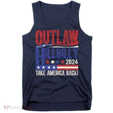 Vintage Elections Outlaw Hillbilly Us Flag Tank Top