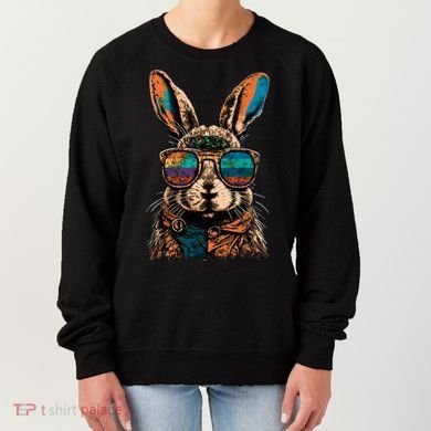 Vintage Easter Rabbit Retro Women's Sweatshirt