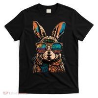 Vintage Easter Rabbit Retro T-Shirt thumb 0