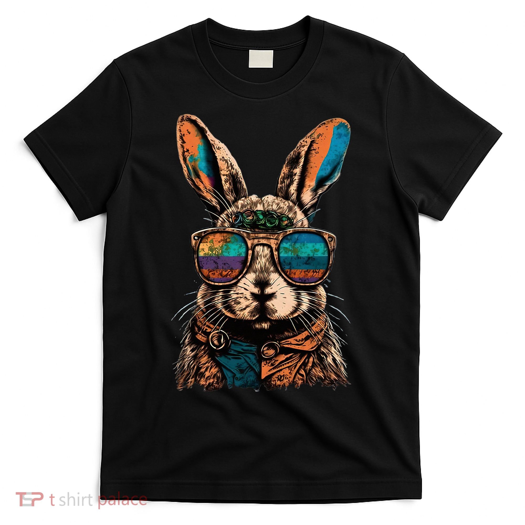 Vintage Easter Rabbit Retro T-Shirt