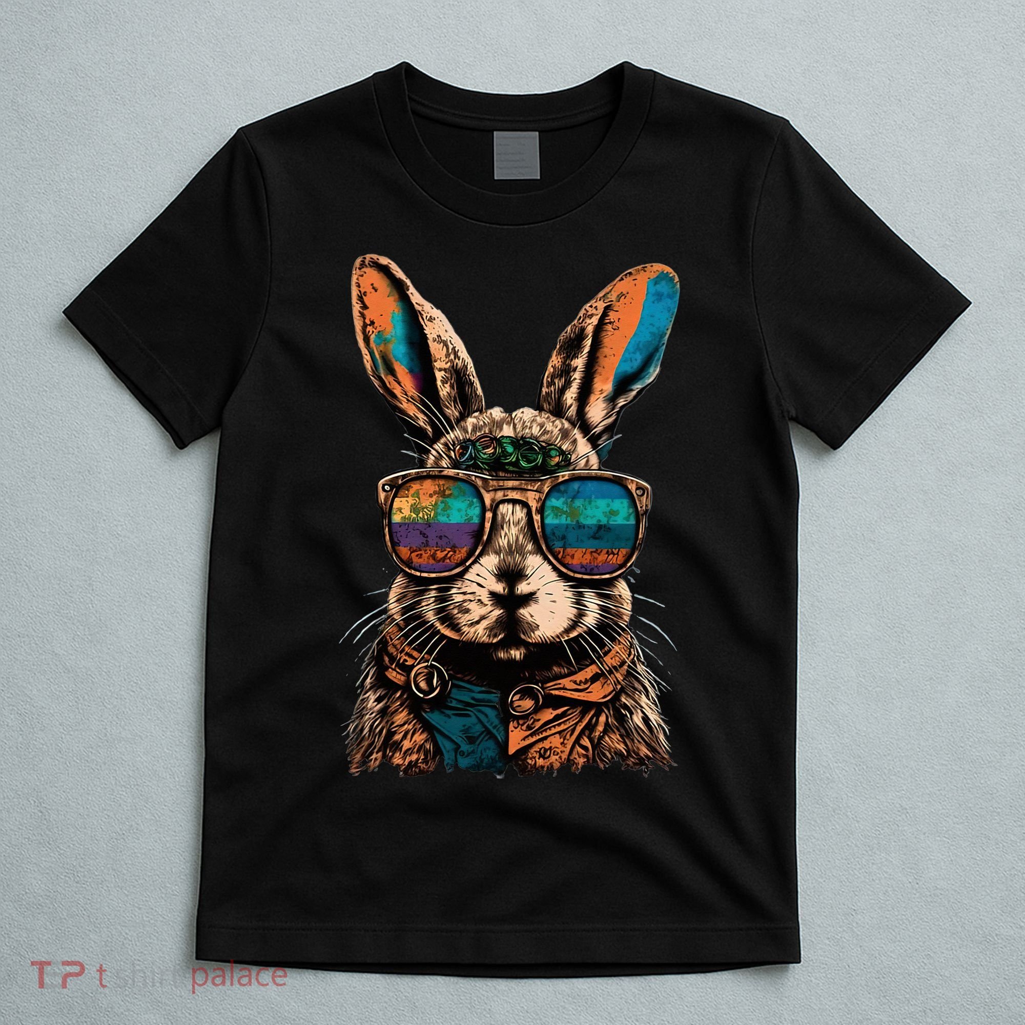 Vintage Easter Rabbit Retro T-Shirt