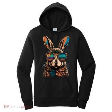 Vintage Easter Rabbit Retro Women's Hoodie