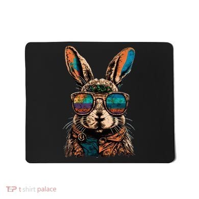 Vintage Easter Rabbit Retro Mousepad