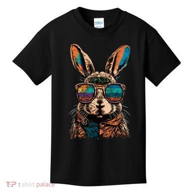 Vintage Easter Rabbit Retro Kids T-Shirt