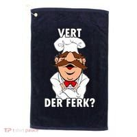 Vert Der Ferk? Chef Golf Towel thumb 0