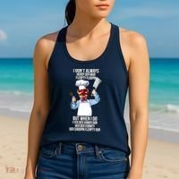 Vert Der Ferk I Don't Always Hery Dur Women's Tank Top thumb 2