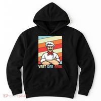 Vert Der Ferk Retro Poster Chef Hoodie thumb 0