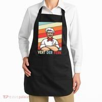 Vert Der Ferk Retro Poster Chef Apron thumb 2