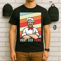 Vert Der Ferk Retro Poster Chef T-Shirt thumb 6