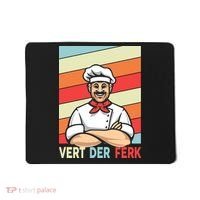 Vert Der Ferk Retro Poster Chef Mousepad thumb 0